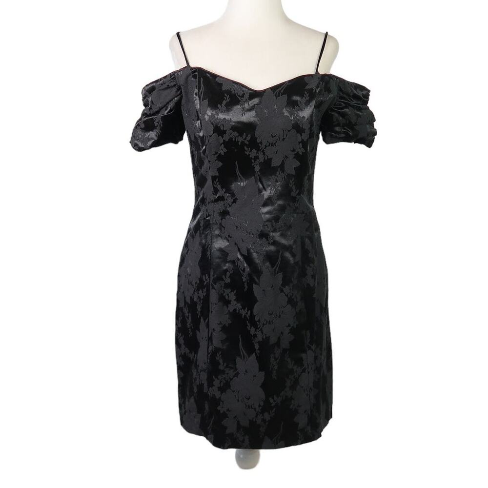 Steppin' Out Black Floral Mini Dress